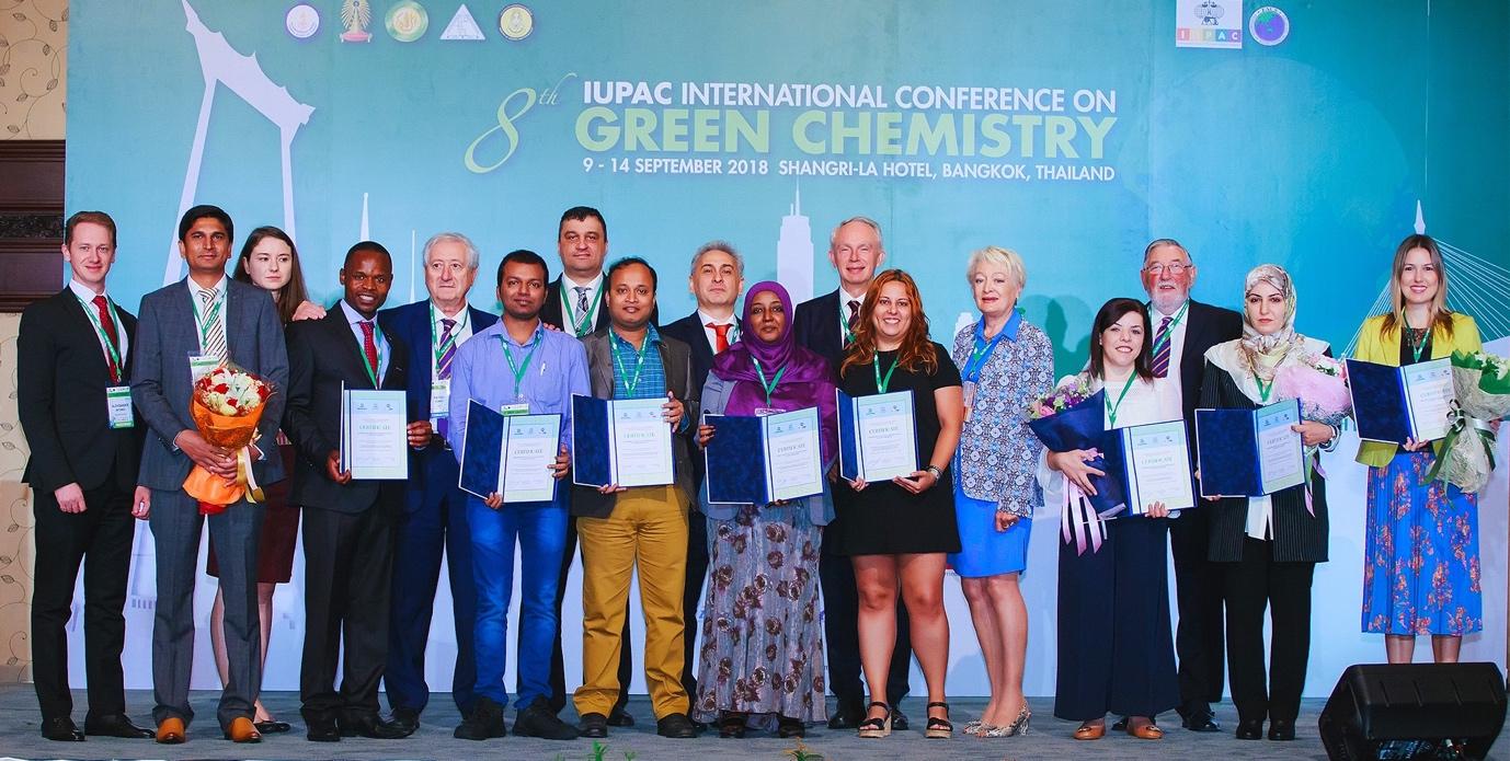 Green Chemistry for Life awards Recipients, Thailand Bangkok, September 2018