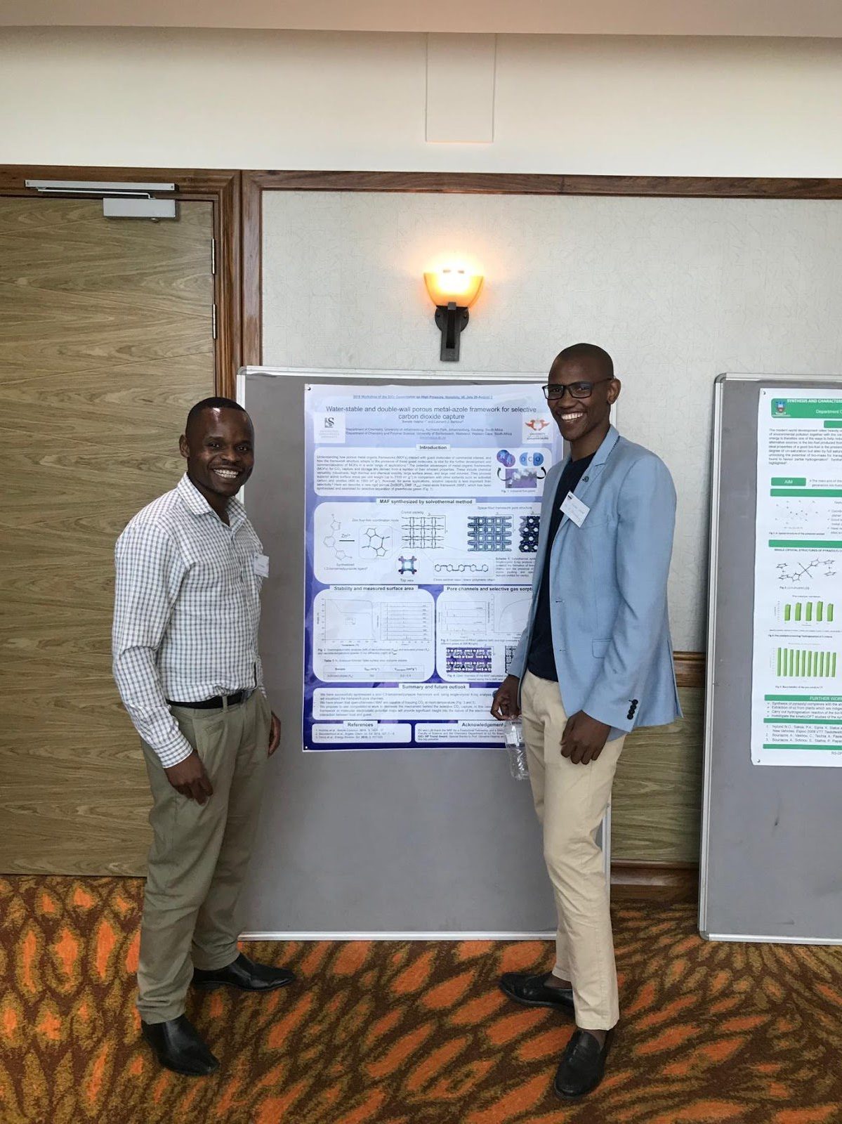 Poster Session at the second symposium on organic and inorganic chemistry southern Africa.